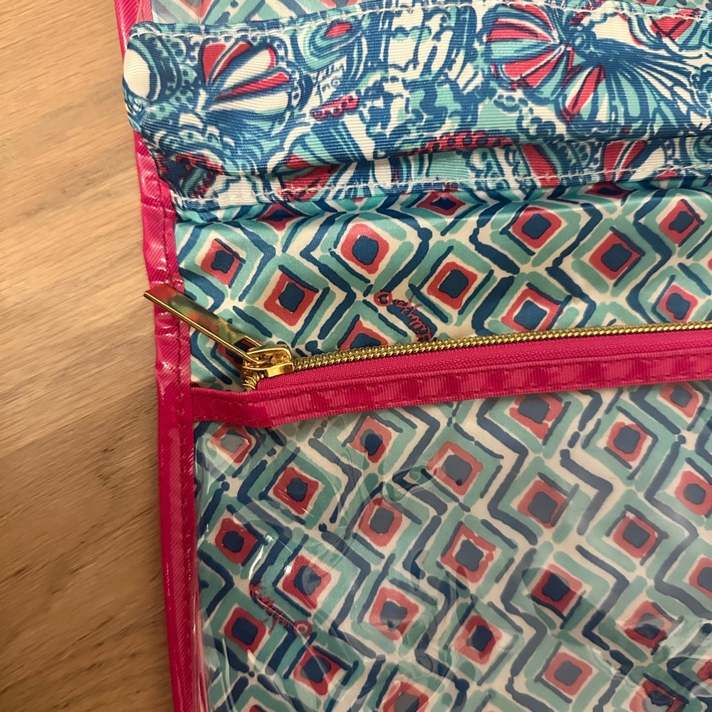 Lilly Pulitzer for Target Pink and Blue Patterned Hanging Organizer - Picture 5 of 8